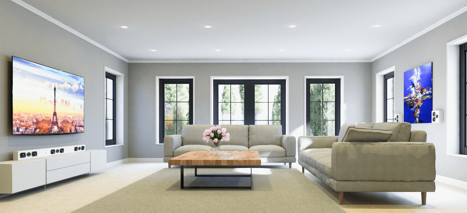 A living room