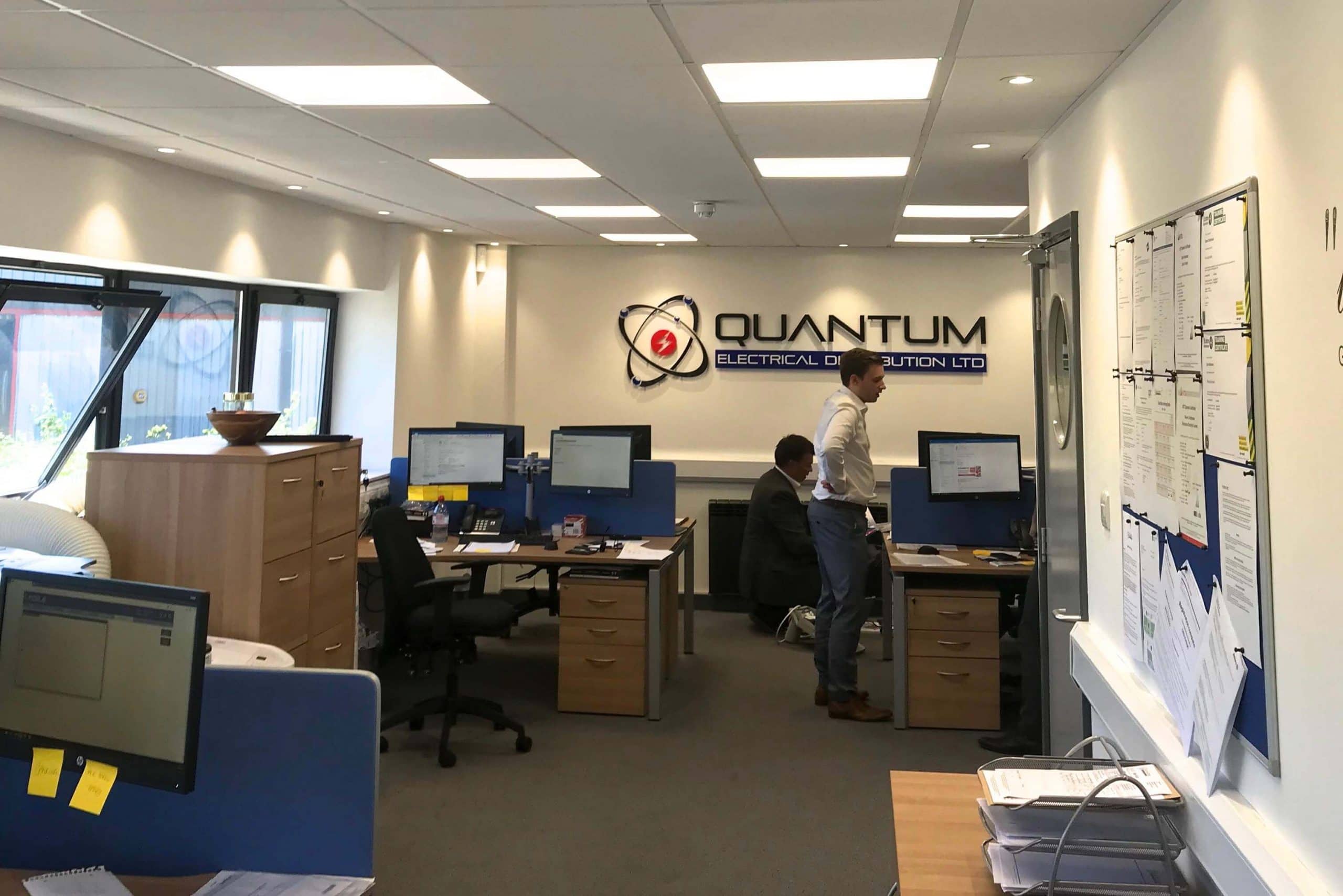 Commercial air conditioning in Quantum Chichester offices