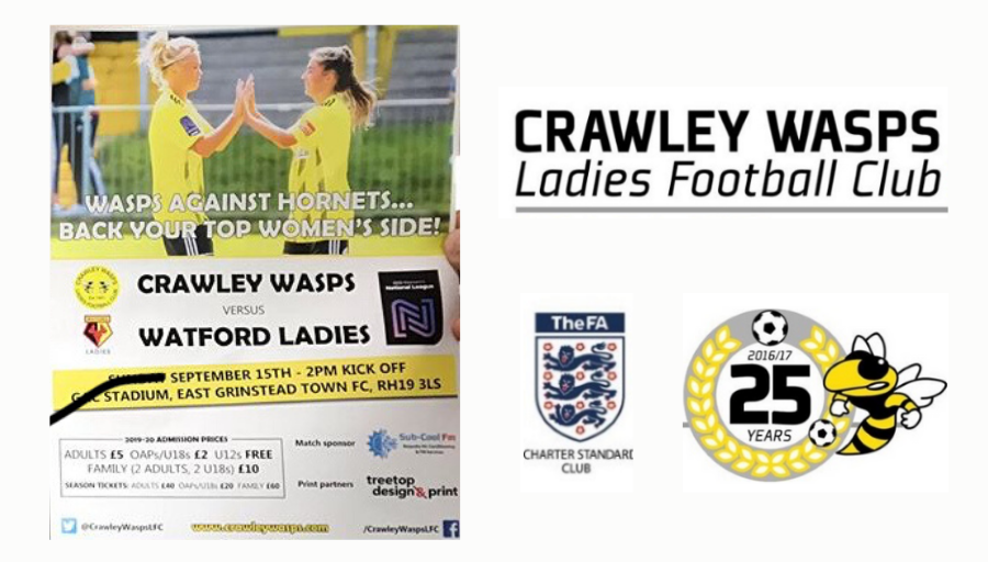 Crawley Wasps match sponsored by SubCoolFM