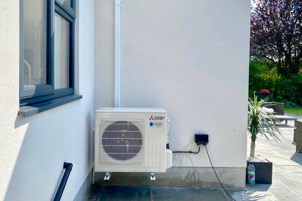 Mitsubishi Electric Zen air conditioning external unit from Sub-Cool Fm domestic installation in Staines, Surrey