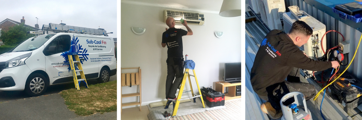 SubCool FM van and engineers undertaking domestic and commercial services - 3 pictures