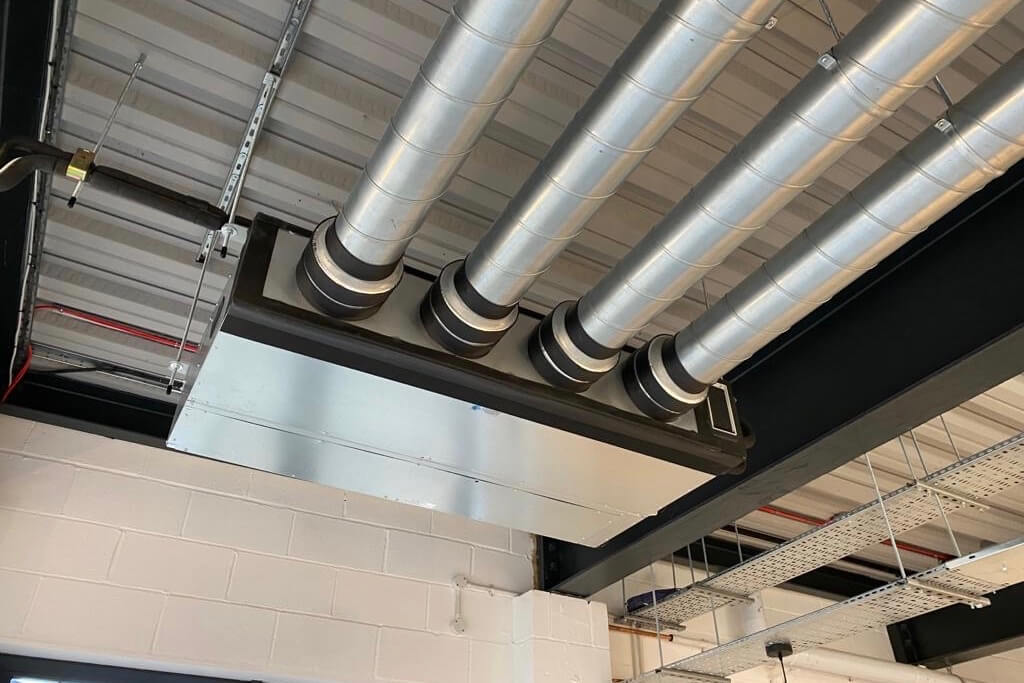 Marathon Chessington commercial air conditioning insulated ductwork